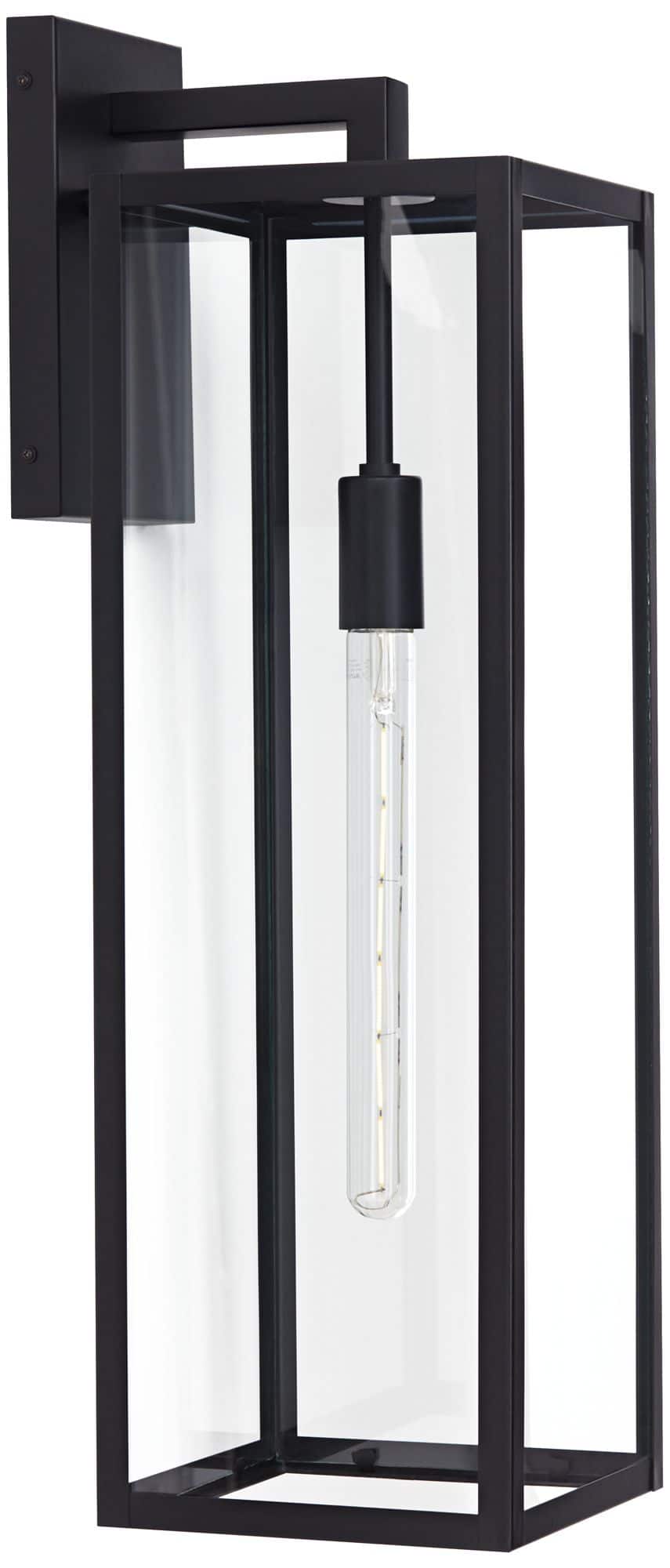 John Timberland Titan 27" High Mystic Black Outdoor Wall Light