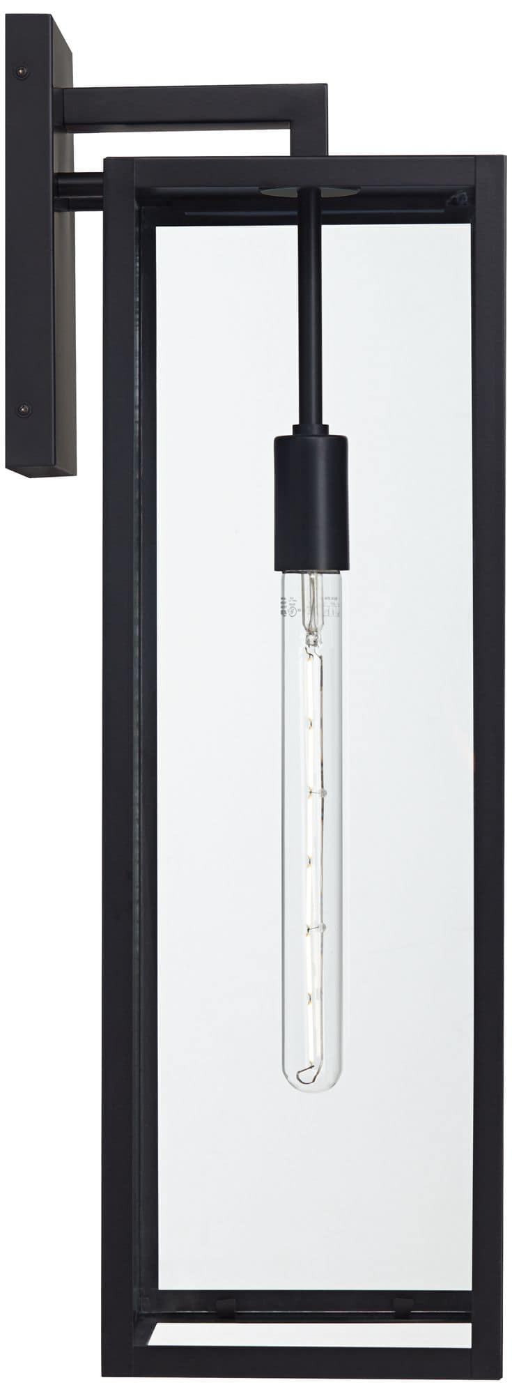 John Timberland Titan 27" High Mystic Black Outdoor Wall Light