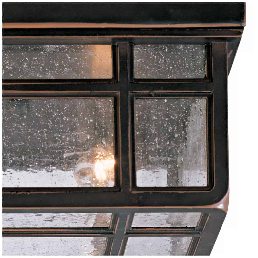 Kathy Ireland Sierra Craftsman 10 1/2" Wide Ceiling Light