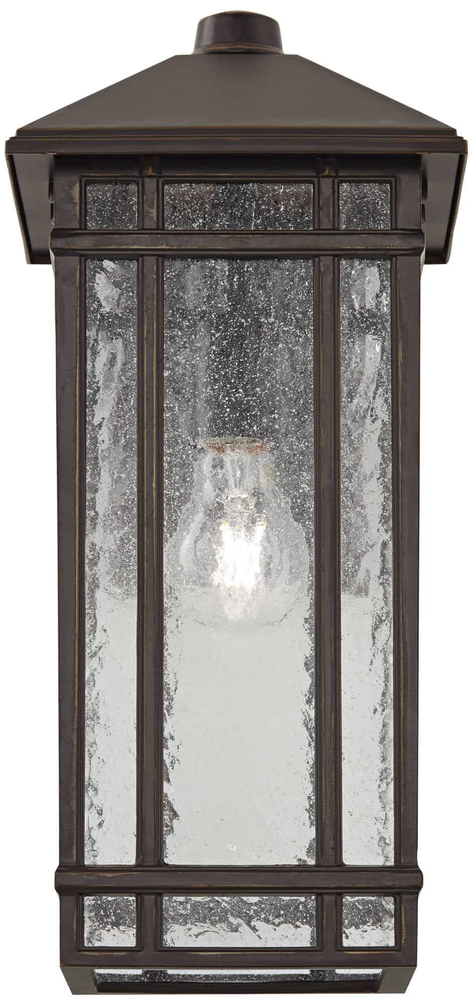 Kathy Ireland Sierra Craftsman 16 1/2" High Outdoor Wall Light
