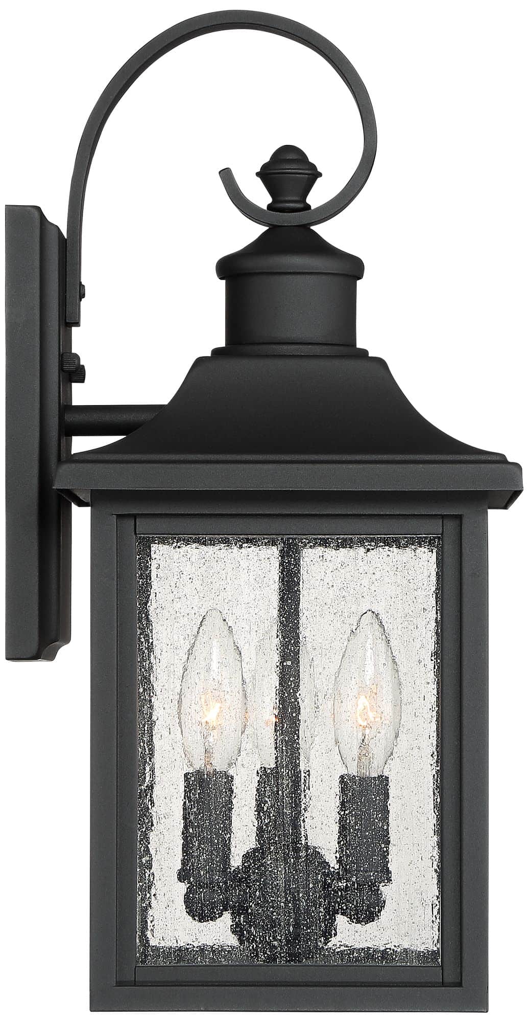 John Timberland Moray Bay 17 3/4" High Black 3-Light Outdoor Wall Light
