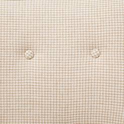 Madison Park Nicoli Cream Houndstooth Fabric Tufted Accent Chair