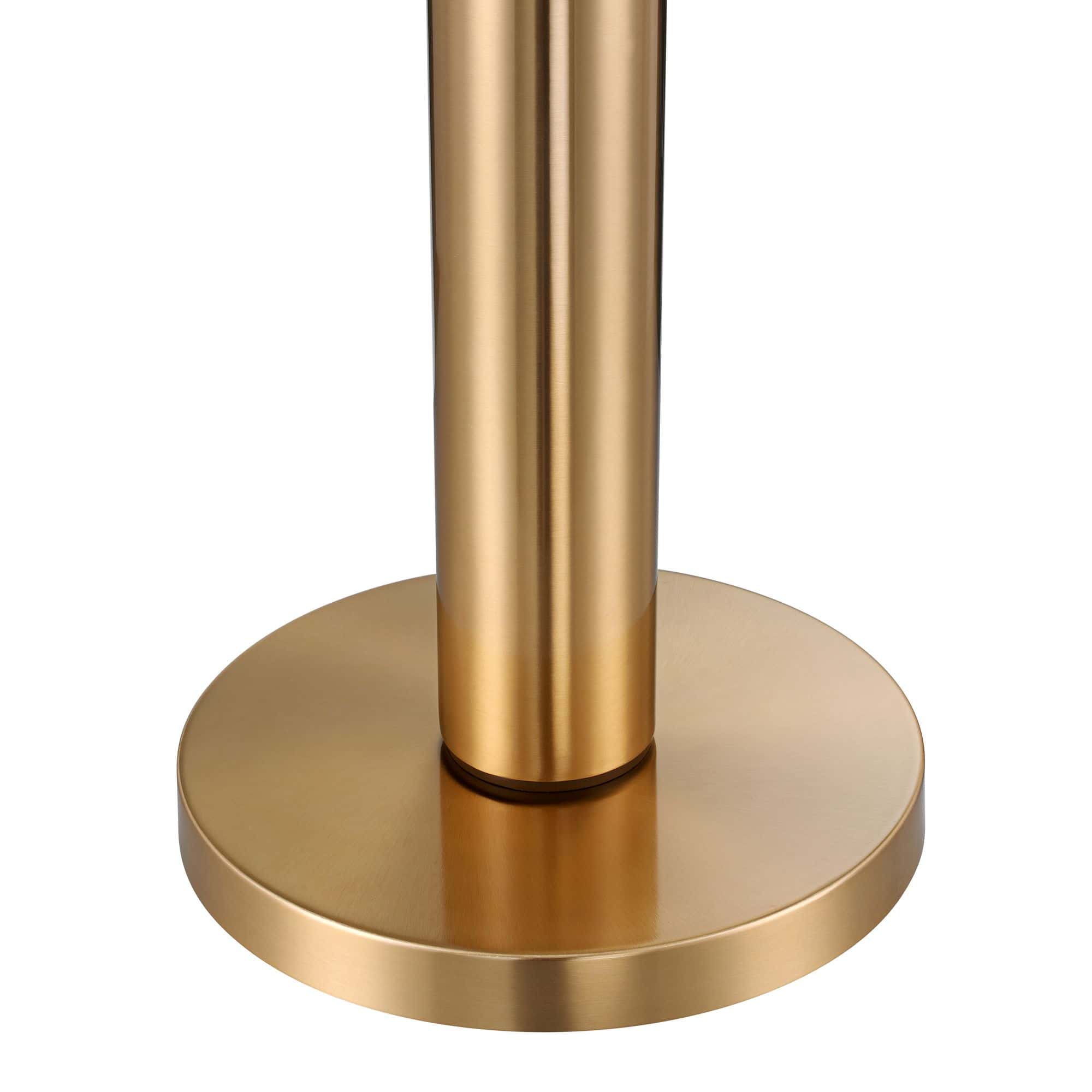 Possini Euro Boulevard 64 1/2" High Modern Warm Gold Floor Lamp