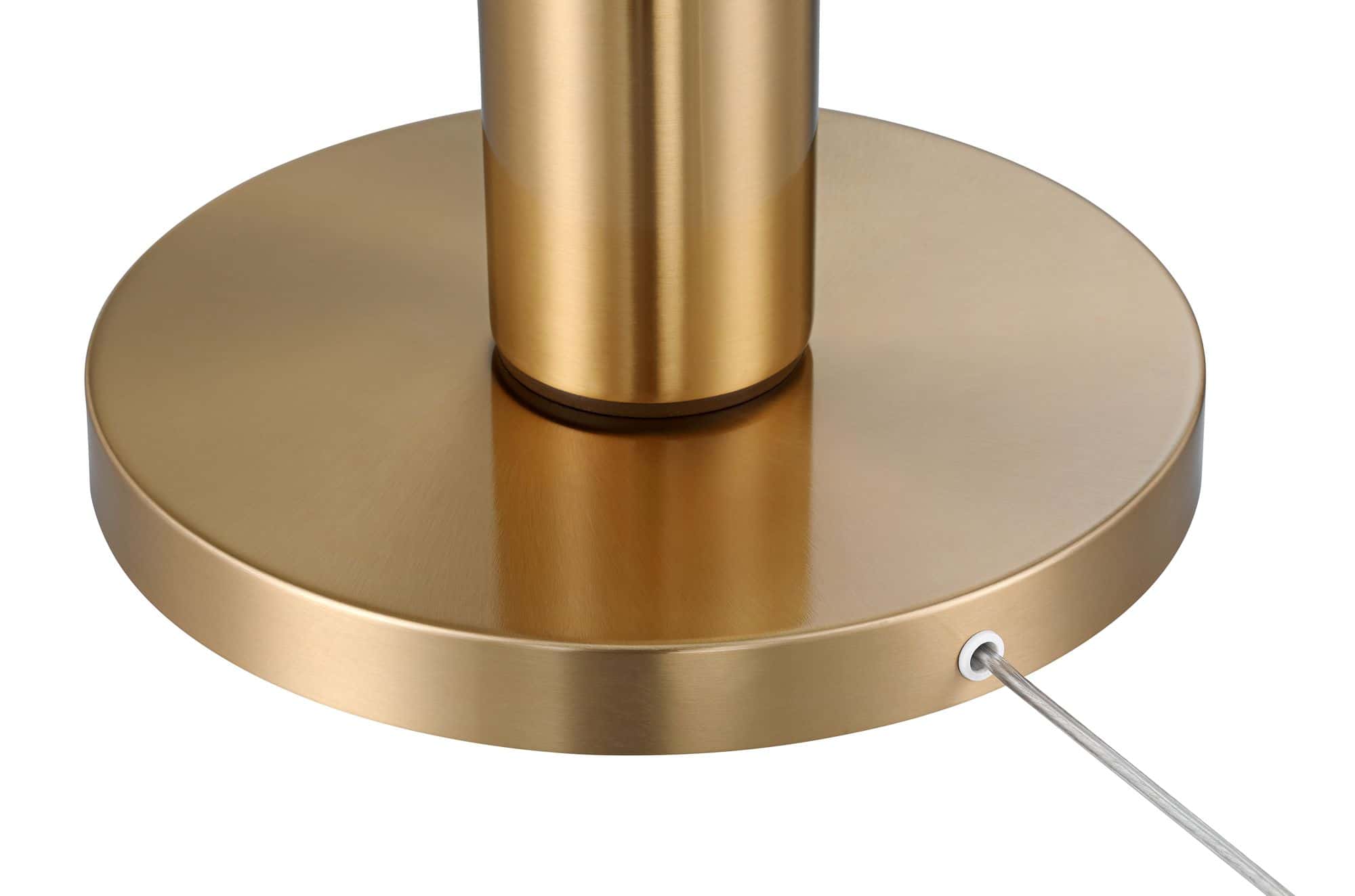 Possini Euro Boulevard 64 1/2" High Modern Warm Gold Floor Lamp