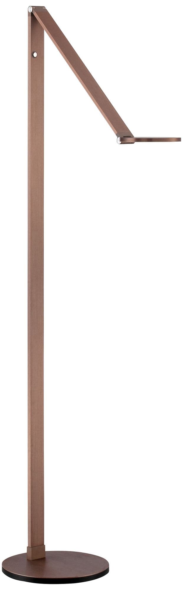 Possini Euro Magnum Adjustable Height French Bronze Task LED Floor Lamp