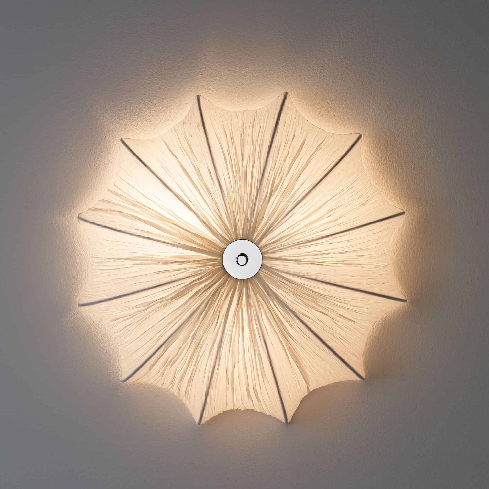 Possini Euro Planetarium 21" Wide Modern White Fabric Ceiling Light