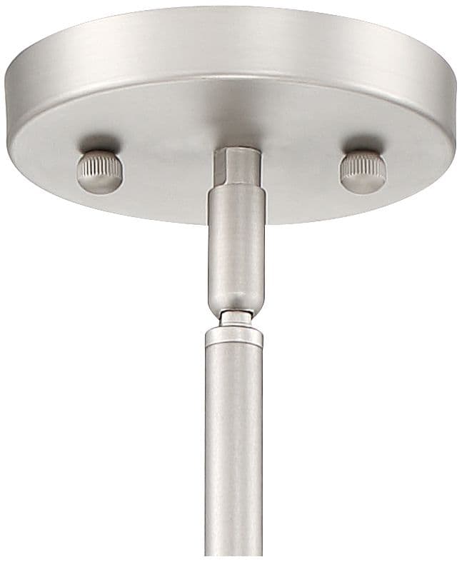 Possini Euro Spherical 16" Wide Brushed Nickel 3-Light Globe Pendant