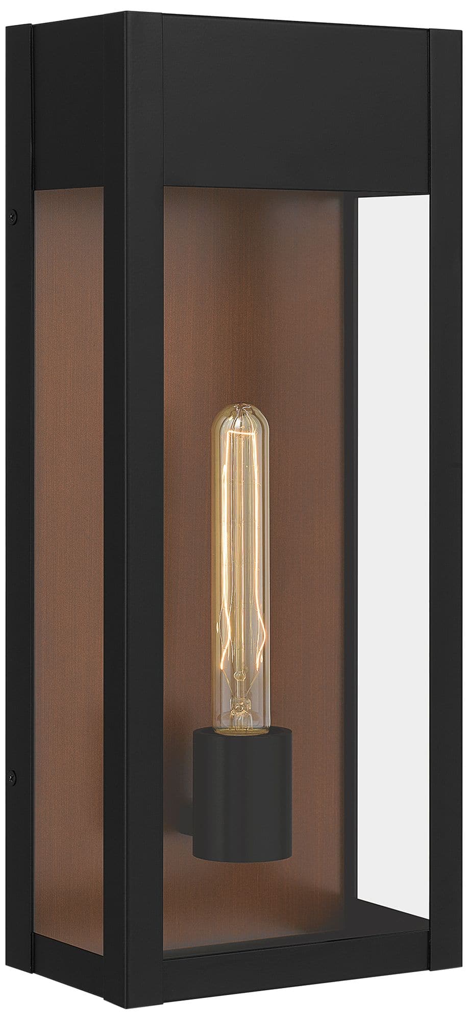 Quoizel Maren 18" High Matte Black Modern Outdoor Wall Light