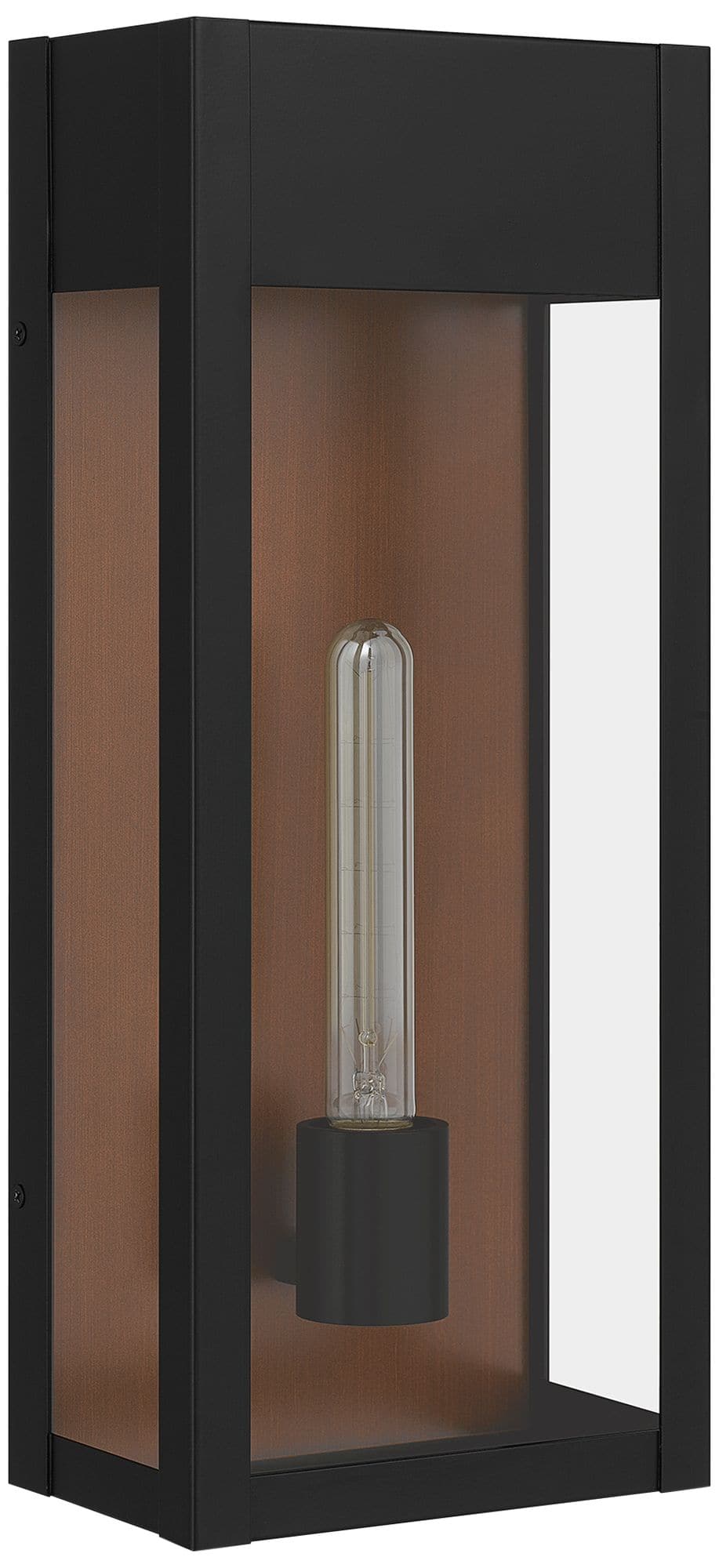 Quoizel Maren 18" High Matte Black Modern Outdoor Wall Light