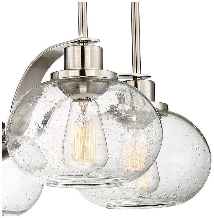 Quoizel Trilogy 26" Wide Brushed Nickel 5-Light Chandelier