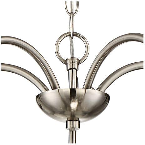 Quoizel Trilogy 26" Wide Brushed Nickel 5-Light Chandelier