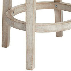 55 Downing Street Shelby Tufted White Wash Counter Stool