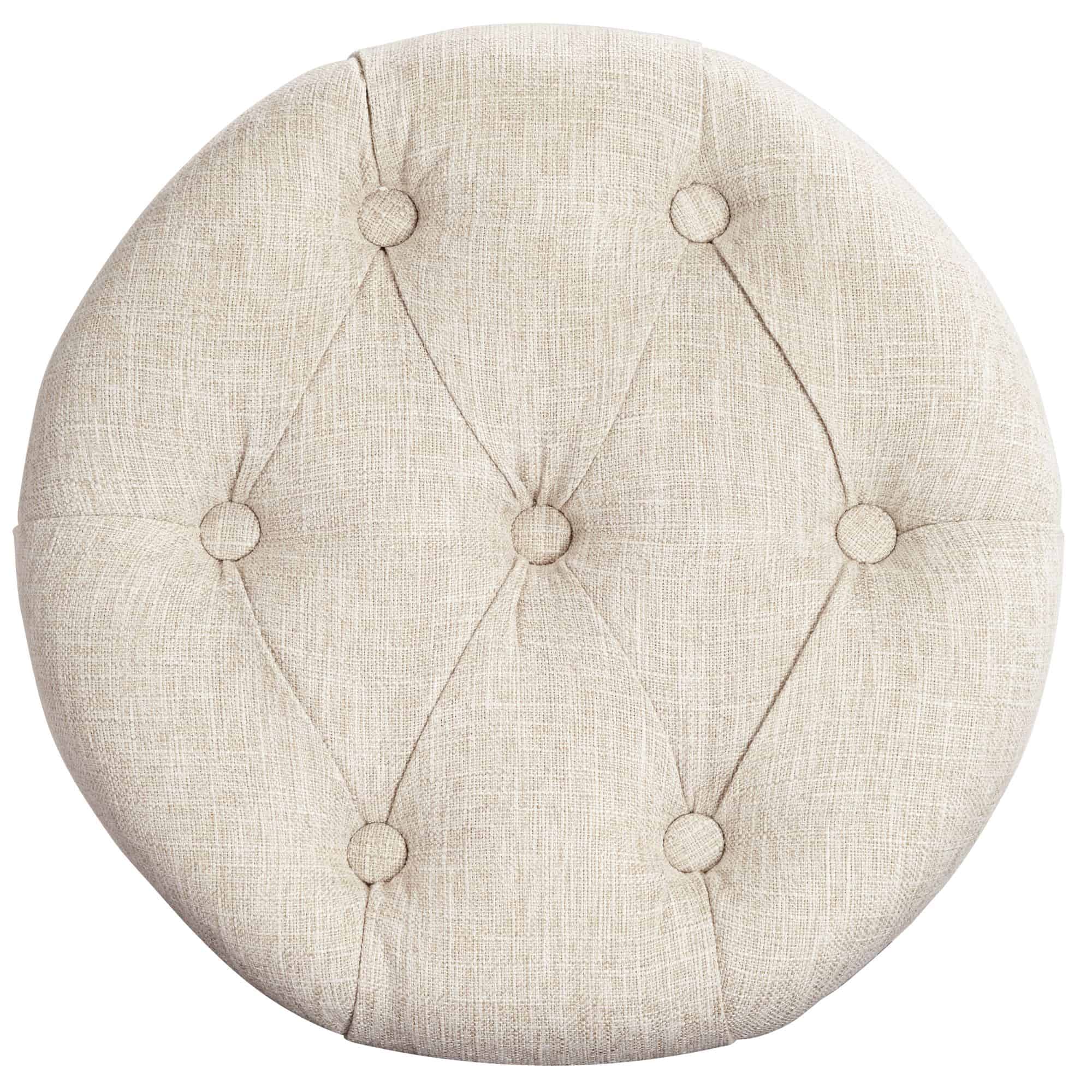 55 Downing Street Shelby Tufted White Wash Counter Stool