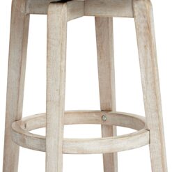 55 Downing Street Shelby Tufted White Wash Counter Stool
