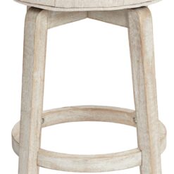 55 Downing Street Shelby Tufted White Wash Counter Stool
