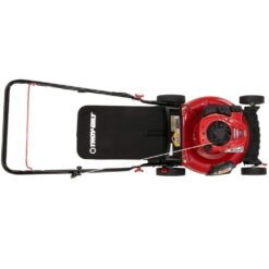 Troy-Bilt TB120B 21 in. 140 cc Briggs and Stratton Gas Walk Behind Push Mower with Rear Bag and Mulching Kit and Side Discharge Included