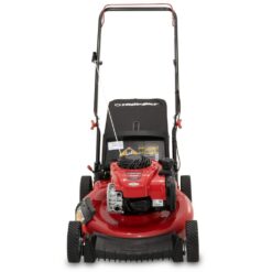 Troy-Bilt TB120B 21 in. 140 cc Briggs and Stratton Gas Walk Behind Push Mower with Rear Bag and Mulching Kit and Side Discharge Included