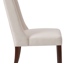 Madison Park Victor Cream Fabric Wingback Dining Chairs Set of 2