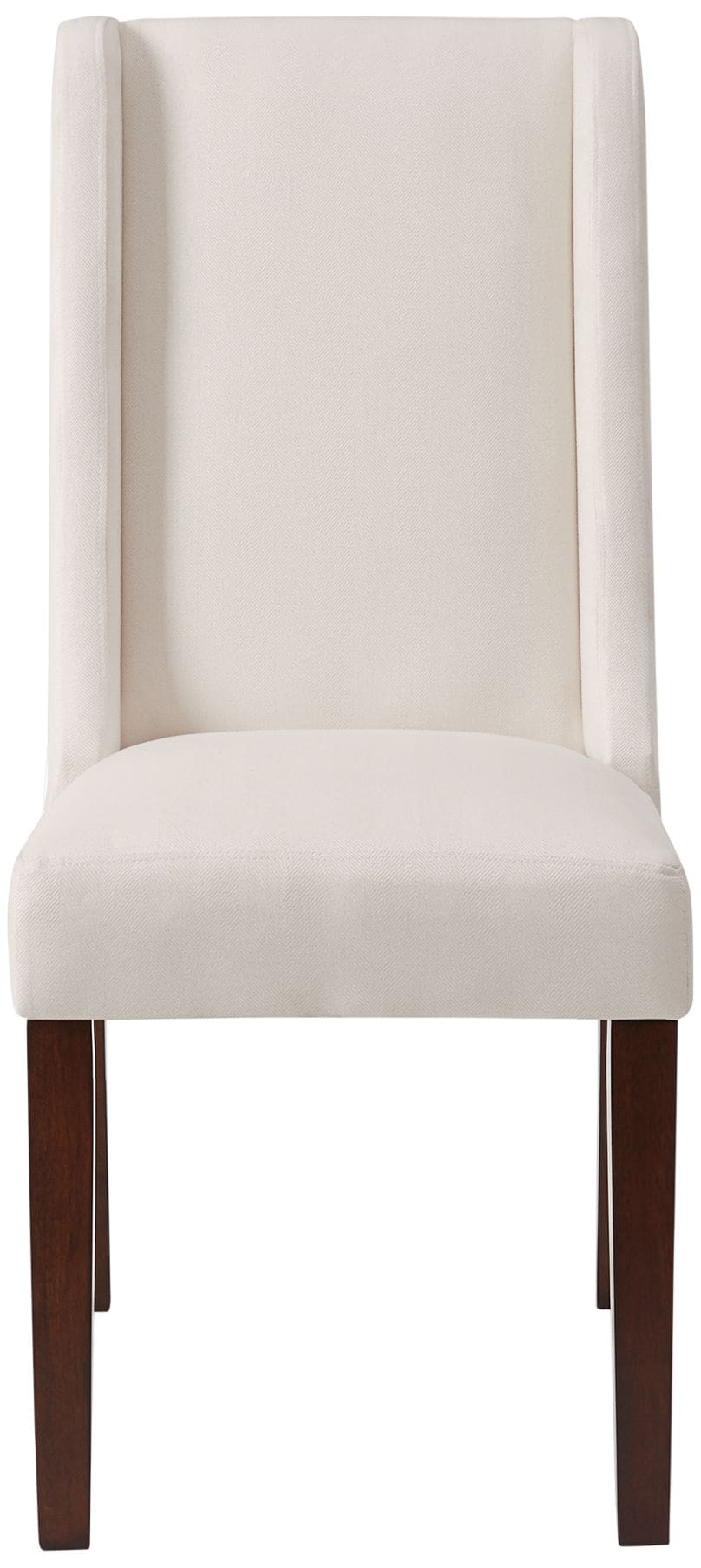 Madison Park Victor Cream Fabric Wingback Dining Chairs Set of 2