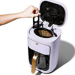 Beautiful 14-Cup Programmable Drip Coffee Maker with Touch-Activated Display, Lavender by Drew Barrymore