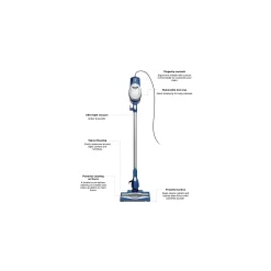 Shark Rocket Corded Stick Vacuum Cleaner, Blue, Lightweight
