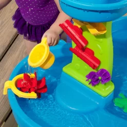 Step2 Rain Showers Splash Pond Blue Plastic Water Table for Toddlers