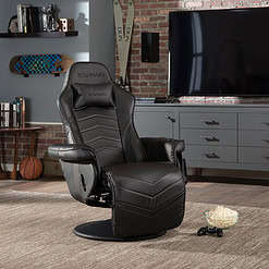RESPAWN 900 Gaming Recliner - Reclining Gaming Chair with Footrest, Gaming Chair Recliner, Black