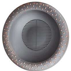 Fire Sense 35-in W Bronze Steel Wood-Burning Fire Pit