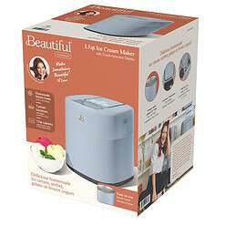 Beautiful 1.5 Qt Ice Cream Maker with Touch Activated Display, Cornflower Blue by Drew Barrymore