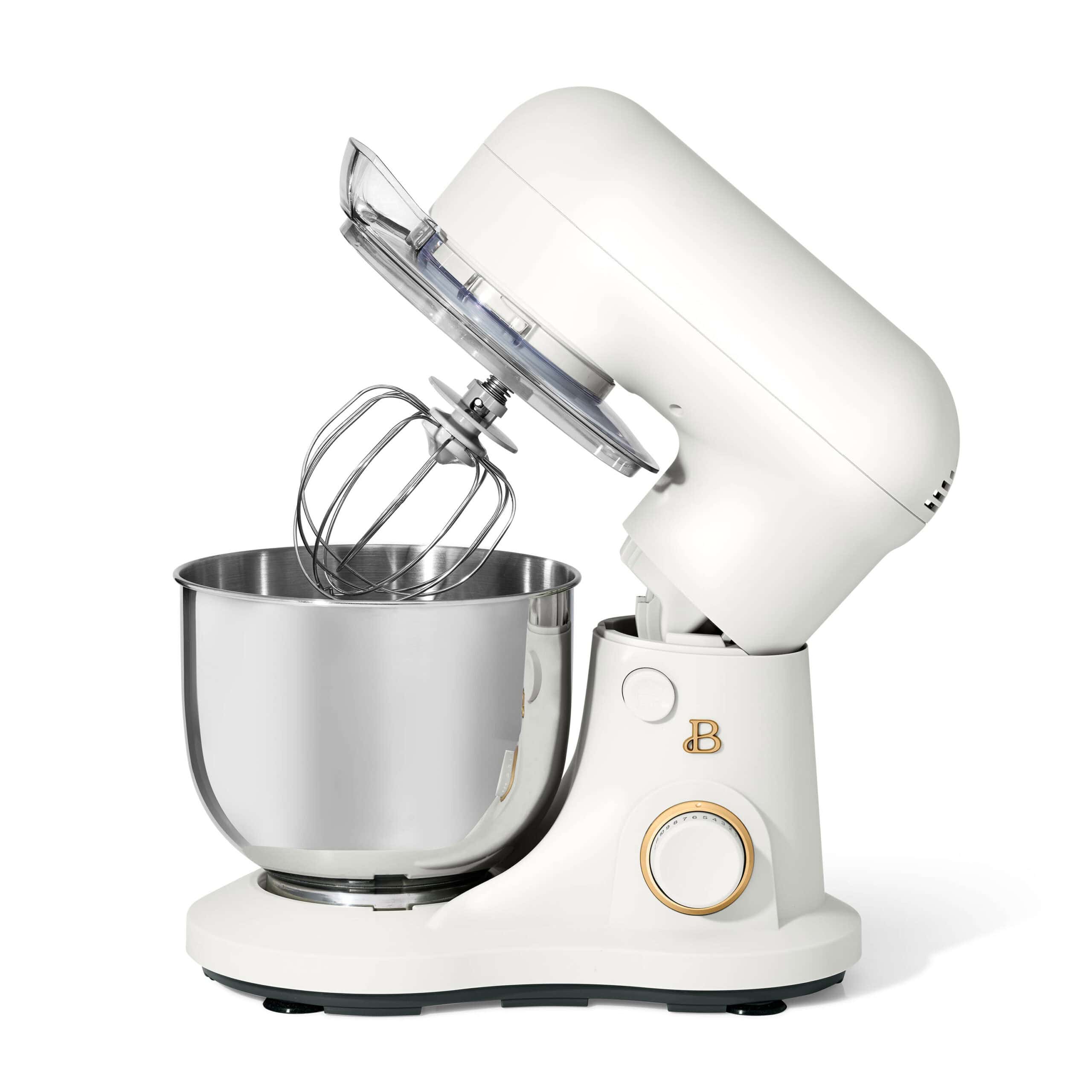 Beautiful 3.5 Qt Stand Mixer, Lightweight & Powerful with Tilt-Head, White Icing by Drew Barrymore