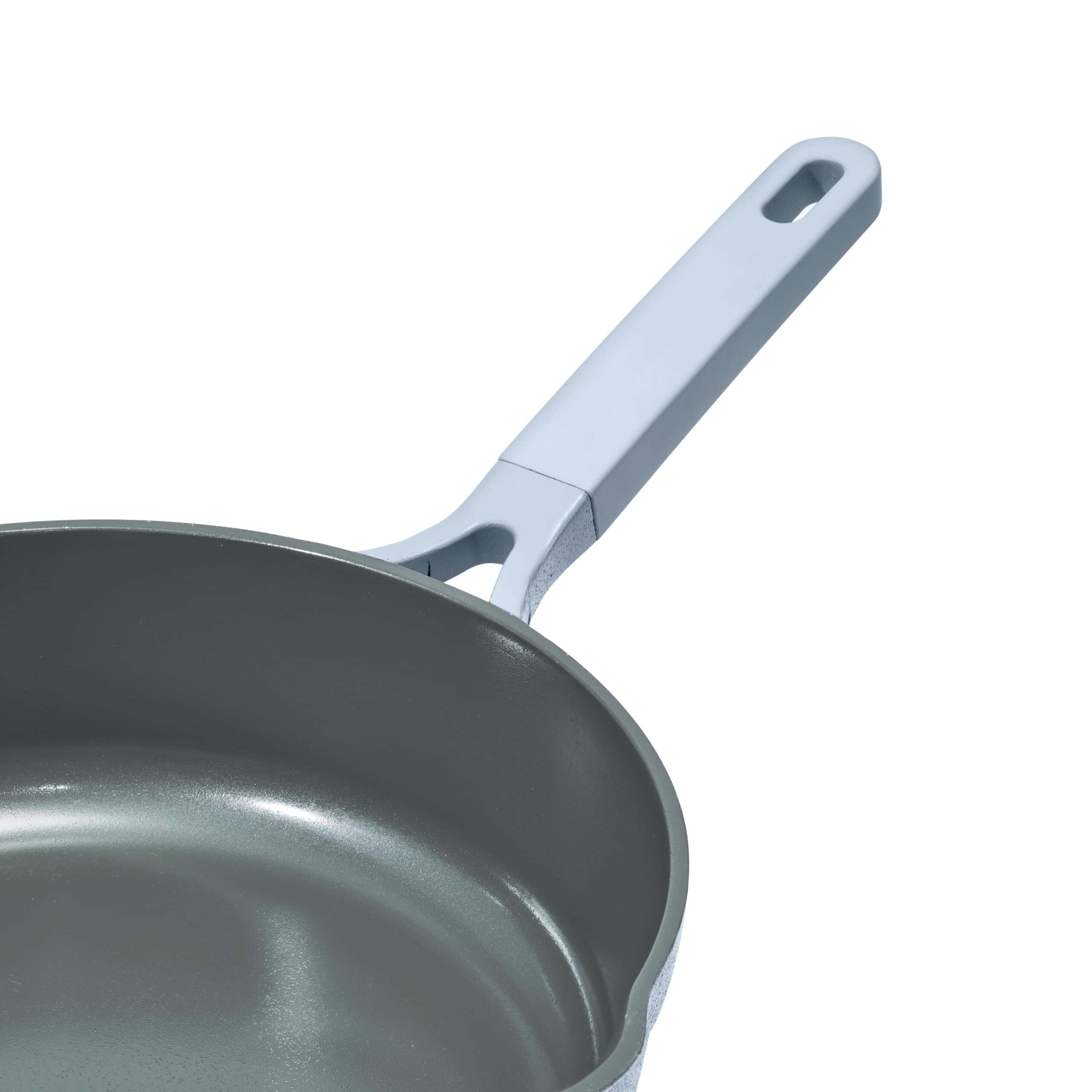 Beautiful All-in-One 4 QT Hero Pan with Steam Insert, 3 Pc Set, Cornflower Blue by Drew Barrymore