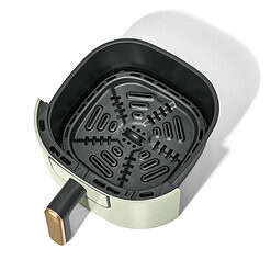 Beautiful 3 Qt Air Fryer with TurboCrisp Technology, Sage Green by Drew Barrymore