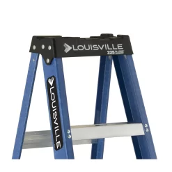 Louisville Ladder 6 ' Fiberglass Step, 10' Reach, 225-lb, Load Capacity, W-3217-06