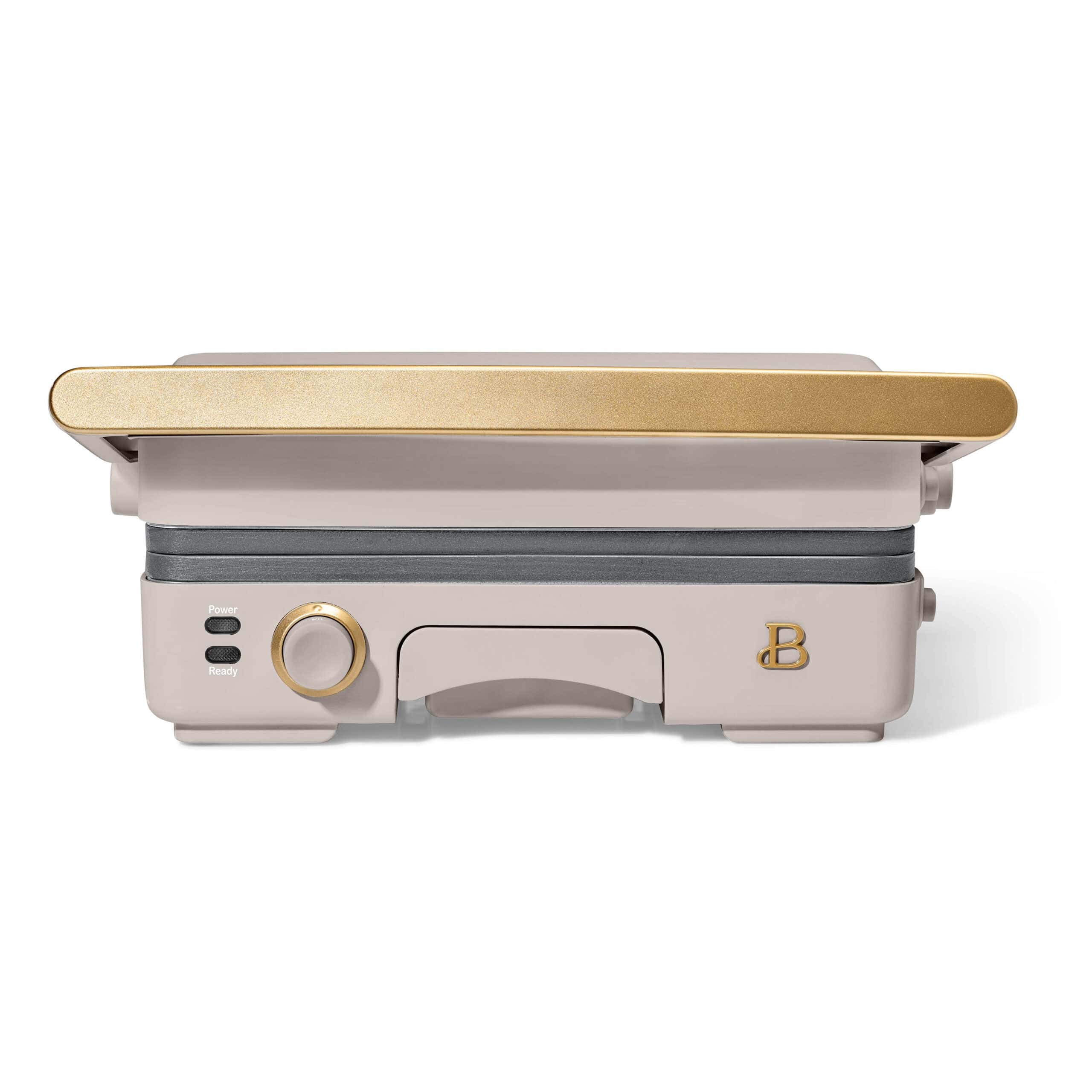Beautiful 2-in-1 Panini Press & Grill, Porcini Taupe by Drew Barrymore