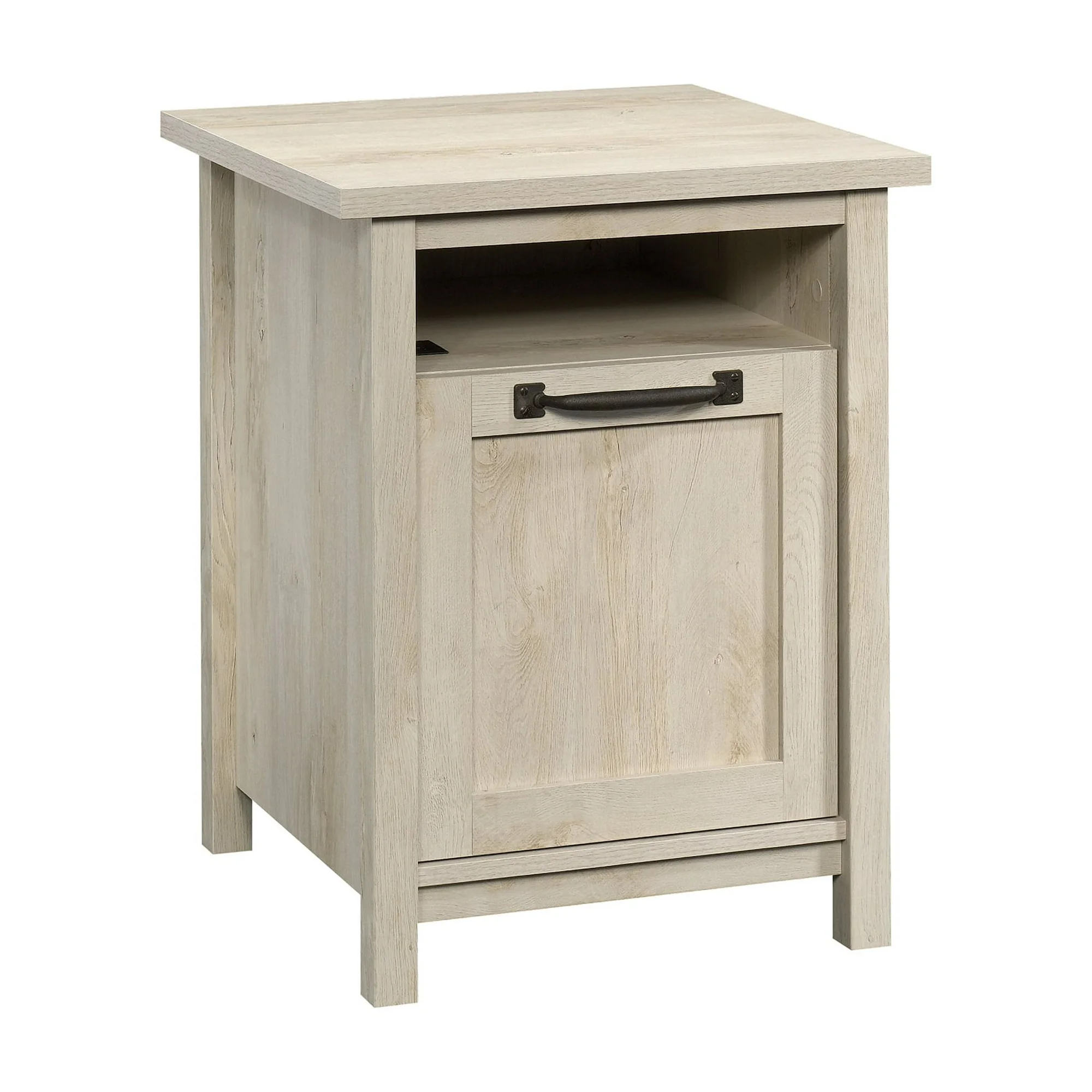 Better Homes & Gardens Modern Farmhouse USB Nightstand, Rustic White Finish