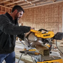 DEWALT DWS716XPS 12-in 15-Amp Dual Bevel Compound Corded Miter Saw (Battery and Charger Not Included)