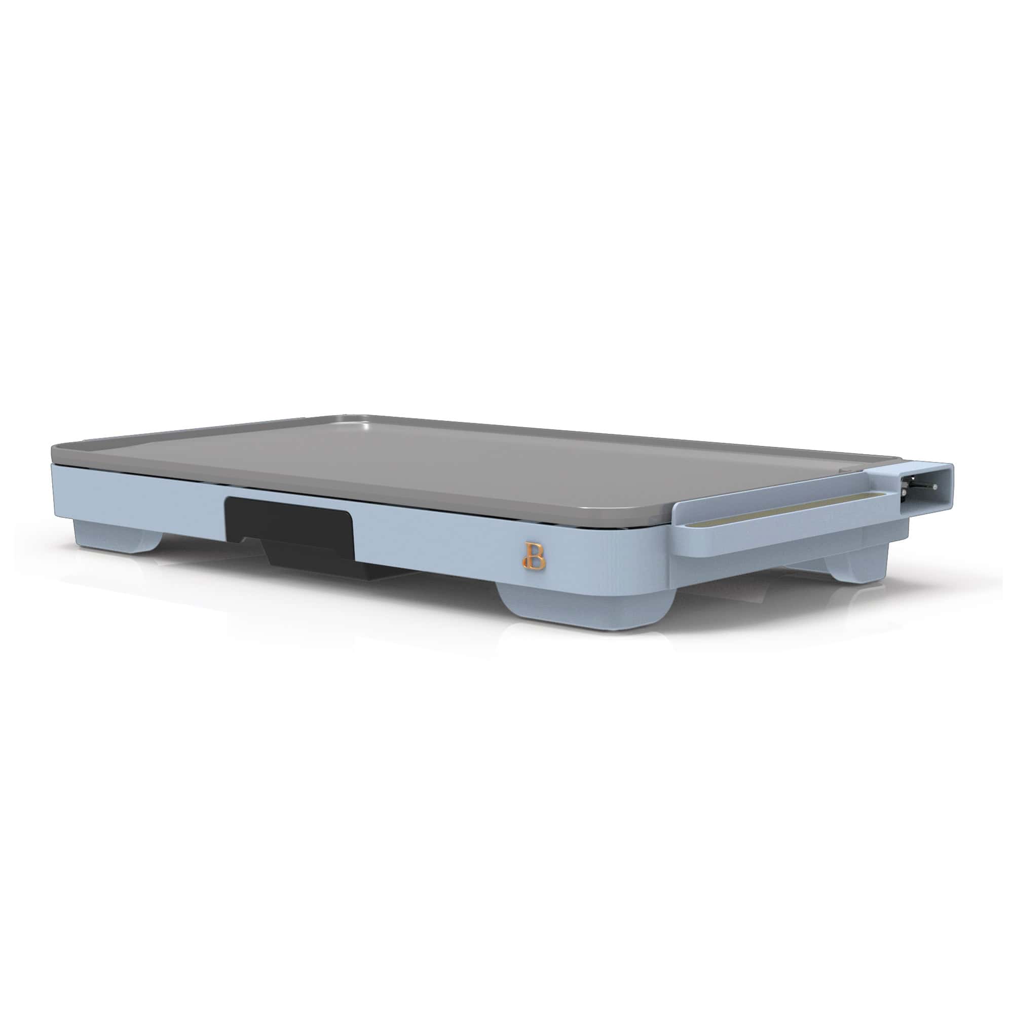 Beautiful XL Electric Griddle 12" x 22"- Non-Stick, Cornflower Blue by Drew Barrymore