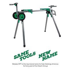 Metabo HPT Steel Rolling Miter Saw Stand