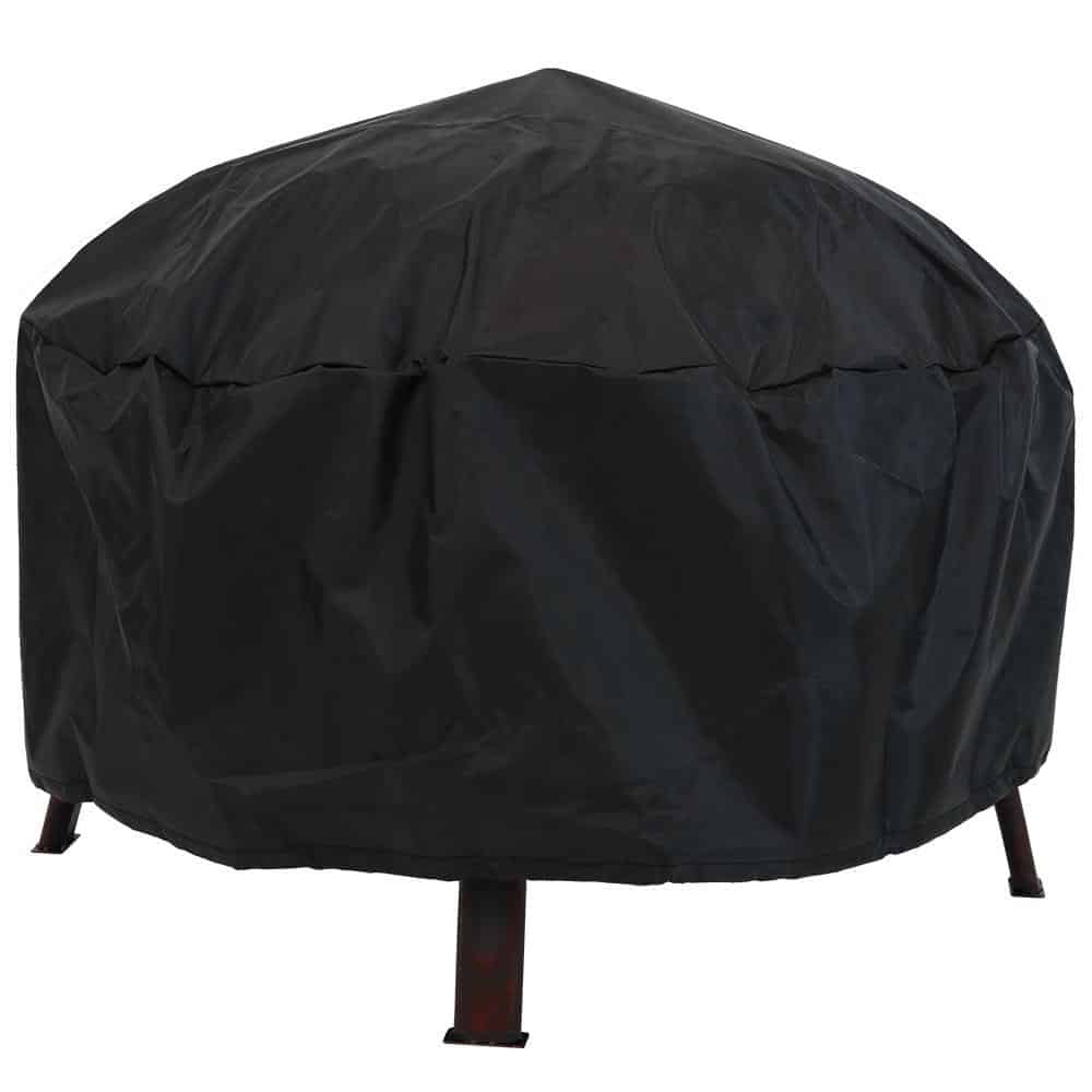 Sunnydaze Decor 34-in W Bronze Steel Wood-Burning Fire Pit