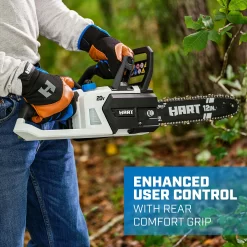 HART 20-Volt 12-Inch Cordless Chainsaw (1) 20-Volt 4.0Ah Lithium-Ion Battery