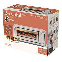Beautiful Infrared Air Fry Toaster Oven, 9-Slice, 1800 W, Porcini Taupe by Drew Barrymore