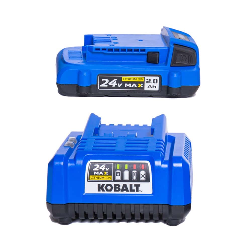 Kobalt 7-in 24-Volt 3-Speed High Velocity Indoor/Outdoor Blue Misting Floor Fan (Battery and Charger Included) - Image 3