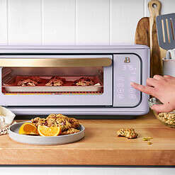 Beautiful Infrared Air Fry Toaster Oven, 9-Slice, 1800 W, Lavender by Drew Barrymore