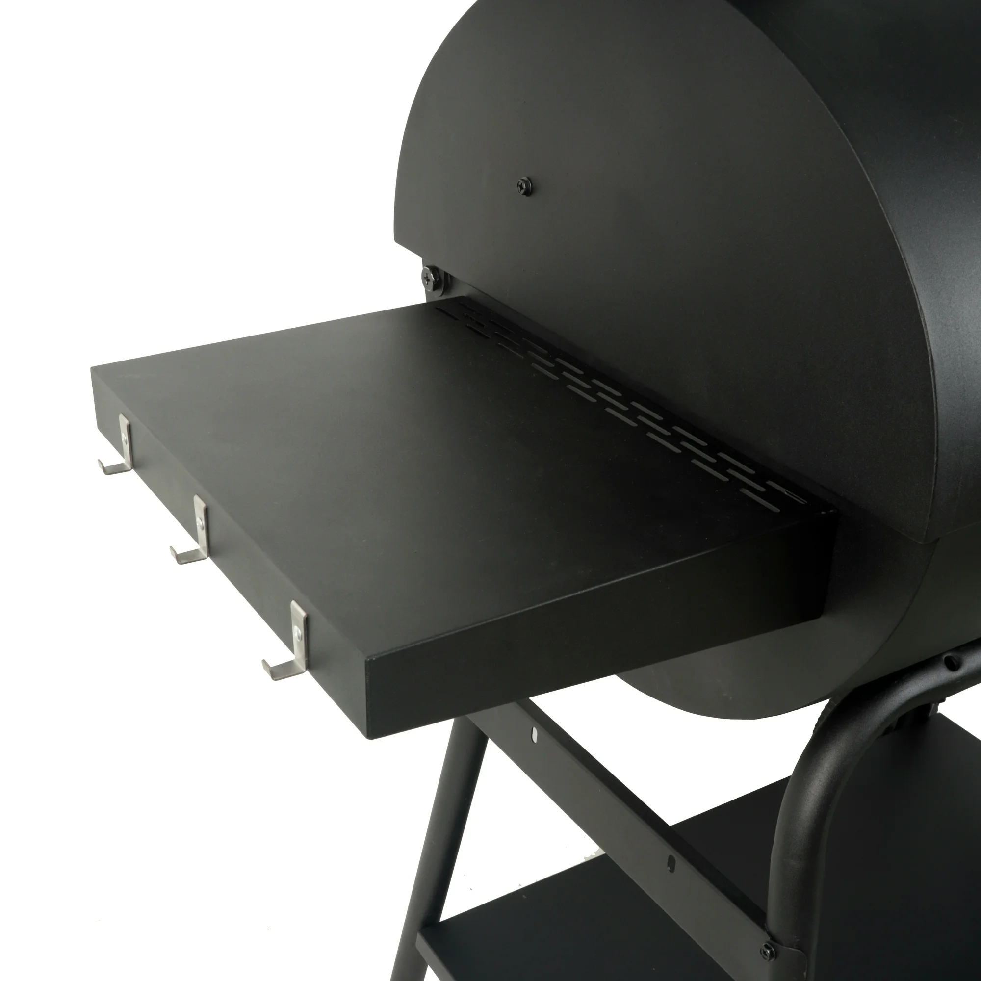 Expert Grill 28" Offset Steel Charcoal Smoker Grill with Side Firebox, Black, New - Image 17
