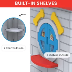 Nick Jr. PAW Patrol Plastic Indoor/Outdoor Playhouse with Easy Assembly by Delta Children