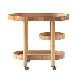 Beautiful Drew Bar Cart by Drew Barrymore, Warm Honey