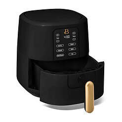 Beautiful 3 Qt Air Fryer with TurboCrisp Technology, Black Sesame by Drew Barrymore