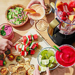 Beautiful Slush Crush 60 oz 4-Speed Frozen Drink Maker, Black Sesame by Drew Barrymore