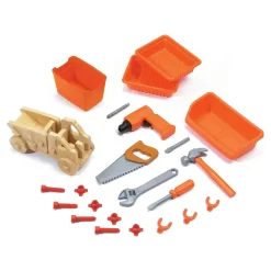 Step2 Handyman Plastic Toddler Workbench and Plastic Kid Tool Bench 30 plus piece Playset