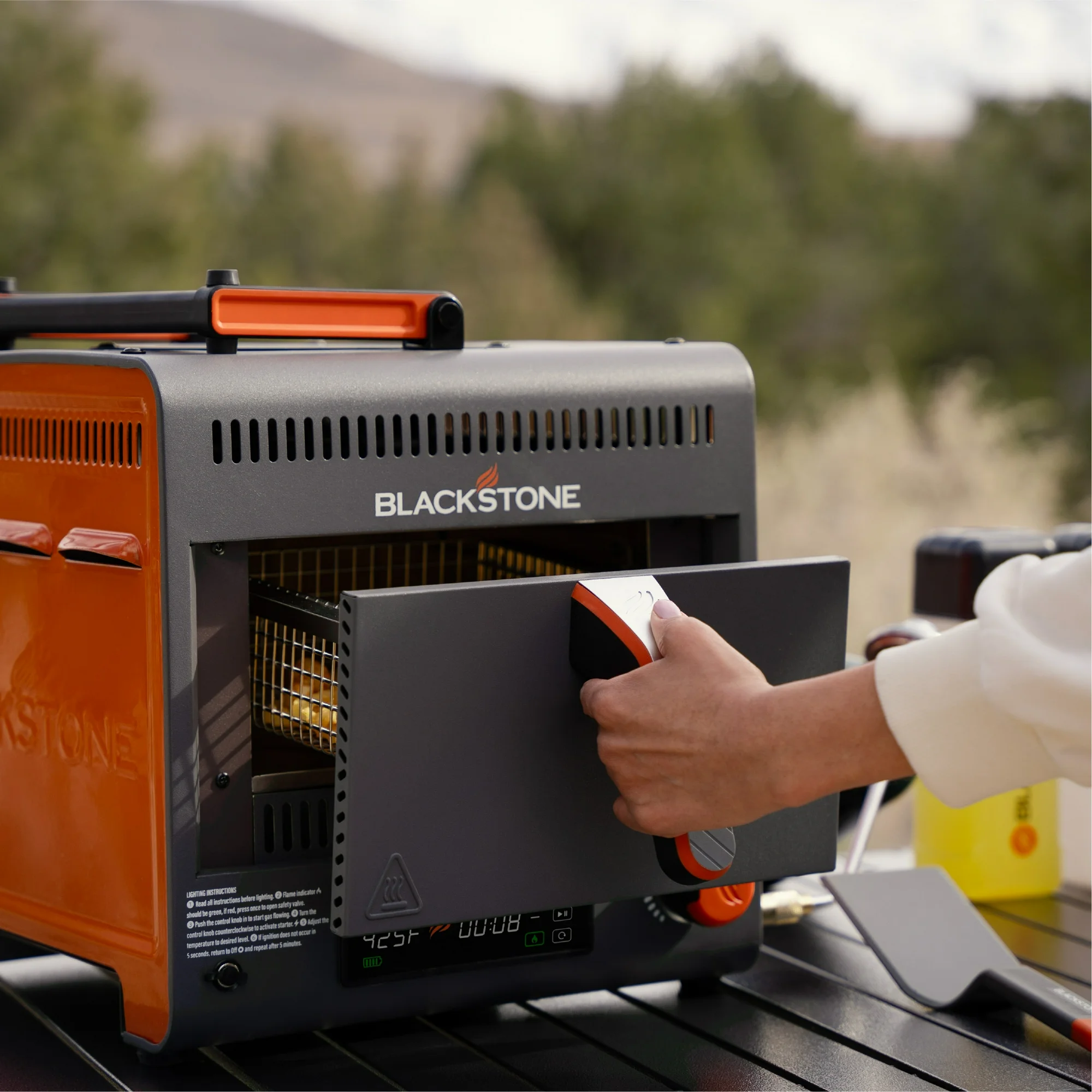 Blackstone Adventure Ready Portable Propane Air Fryer with Digital Display